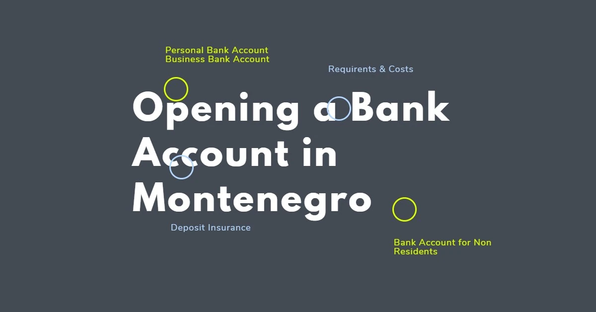 Bank Account Montenegro 2023