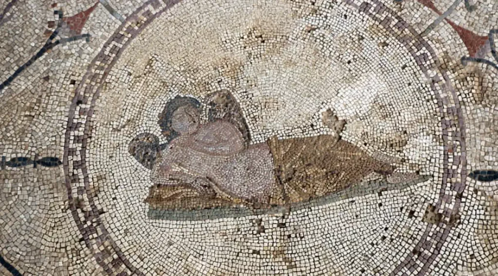 Risan Mosaics Hipnos God of SLeep