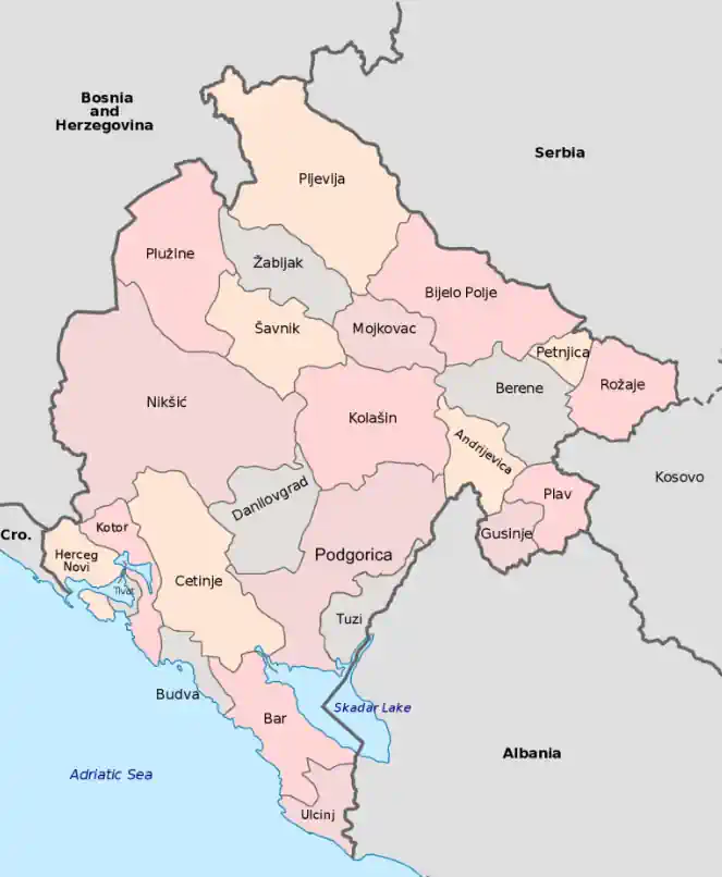 Municipalities in Montenegro