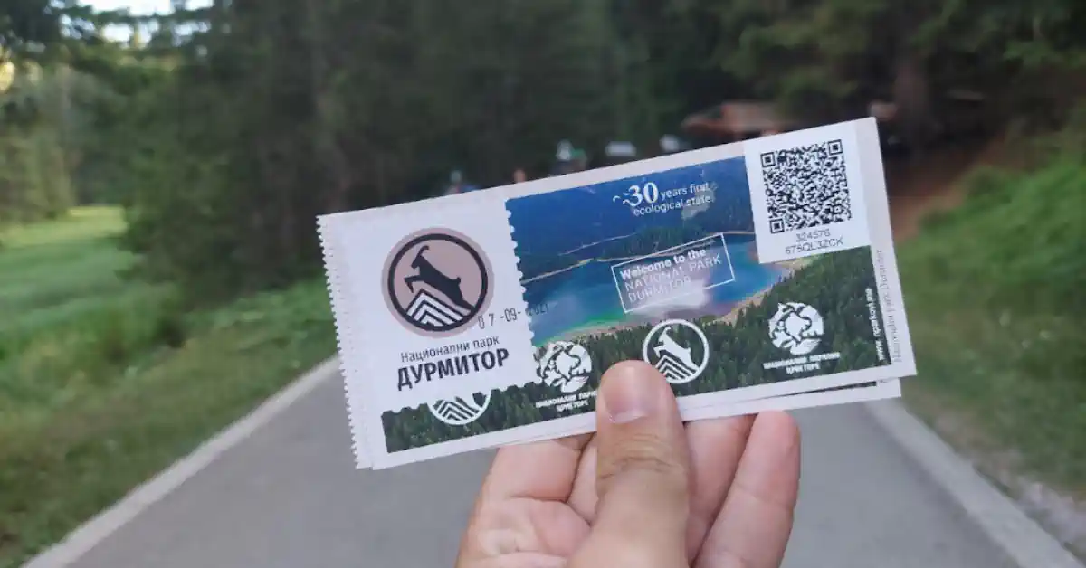 Durmitor National Park entrance ticket