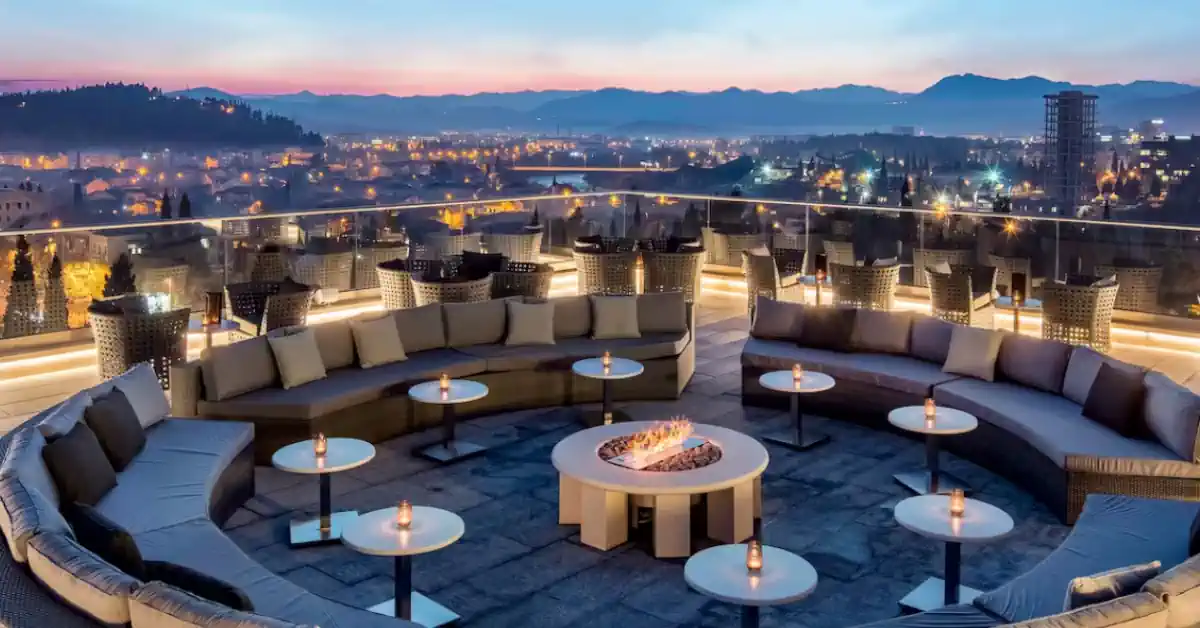 Podgorica Hotel Hilton Sky Bar
