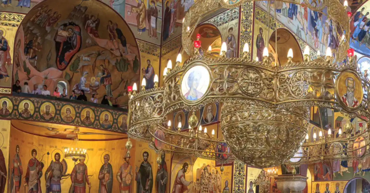 Podgorica Orthodox temple interior