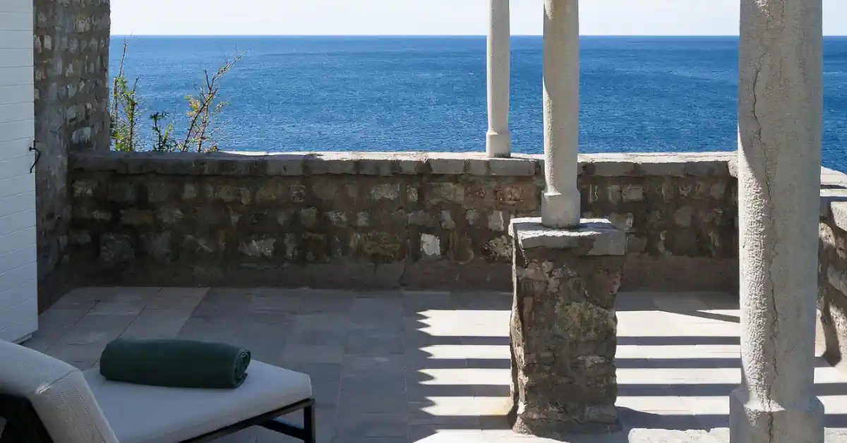 Aman Sveti Stefan Adriatic Suite terrace