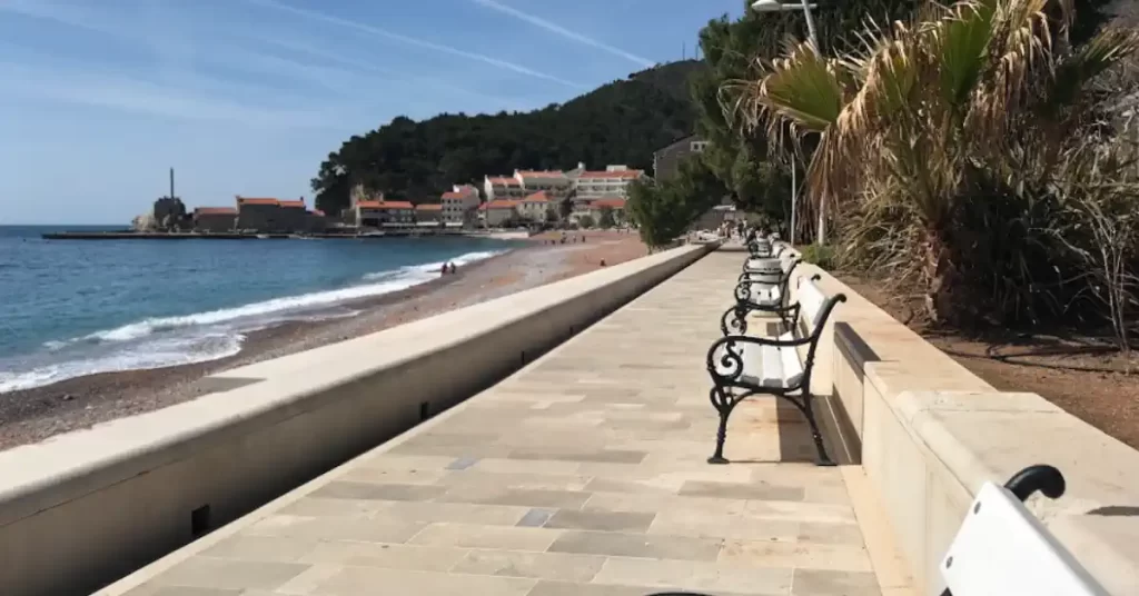 Petrovac Beach Benches