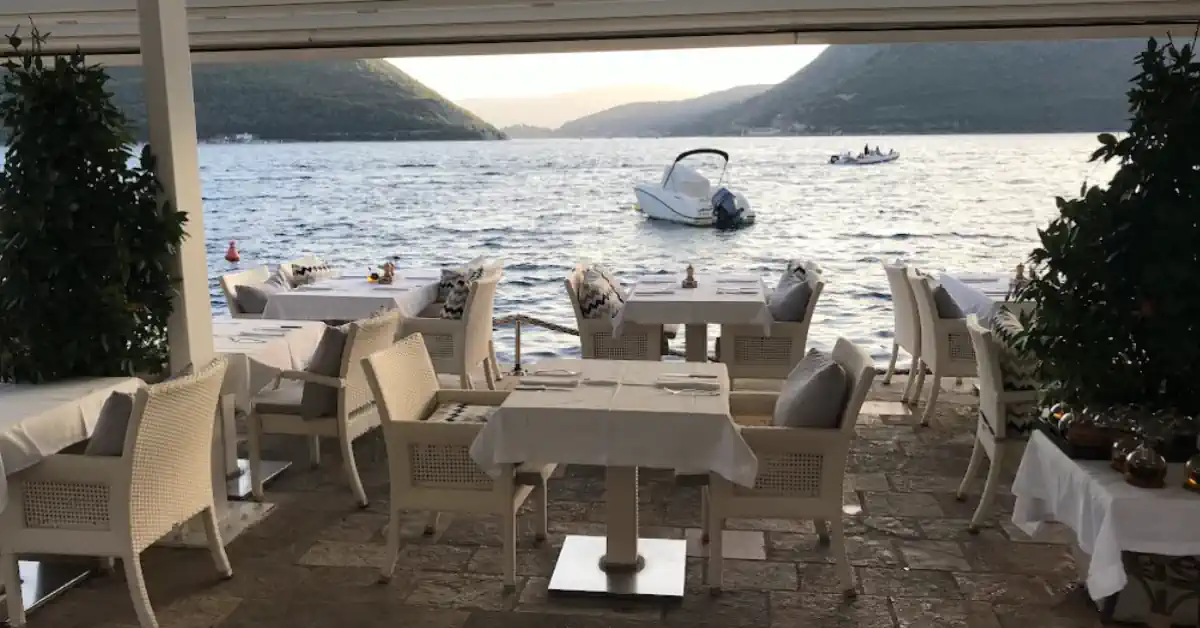 Perast Restaurant Waterfront Terrace