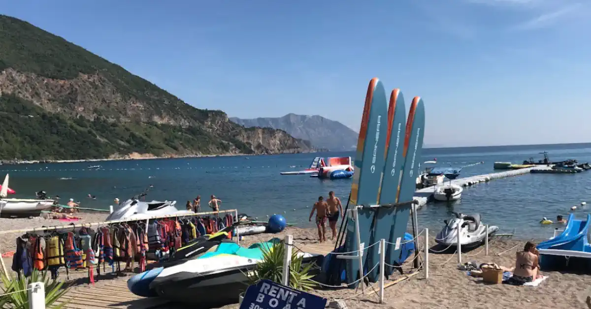 watersports in montenegro