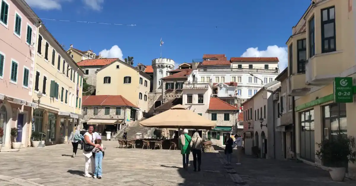 Herceg Novi Old Town and Clock Tower