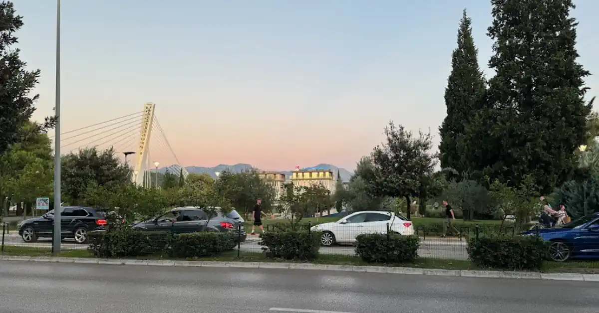 The Millenium Bridge in Podgorica